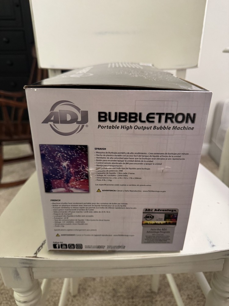 ADJ Bubbletron High-Output Portable Bubble Machine