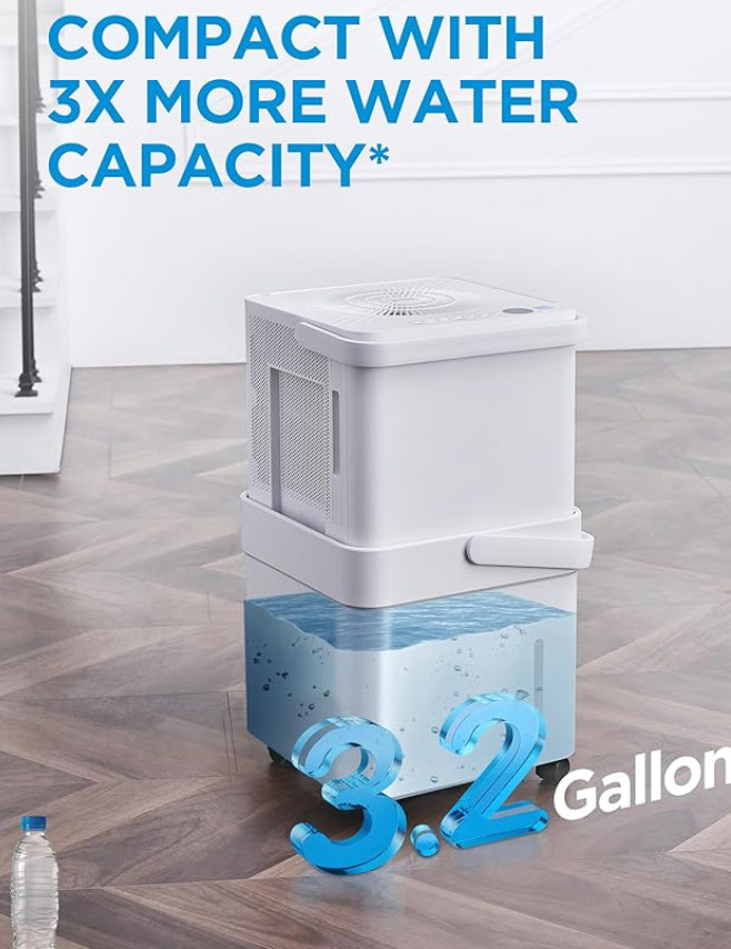 Midea 20 Pt. Coverage Area 500 Sq.ft. CUBE Dehumidifier