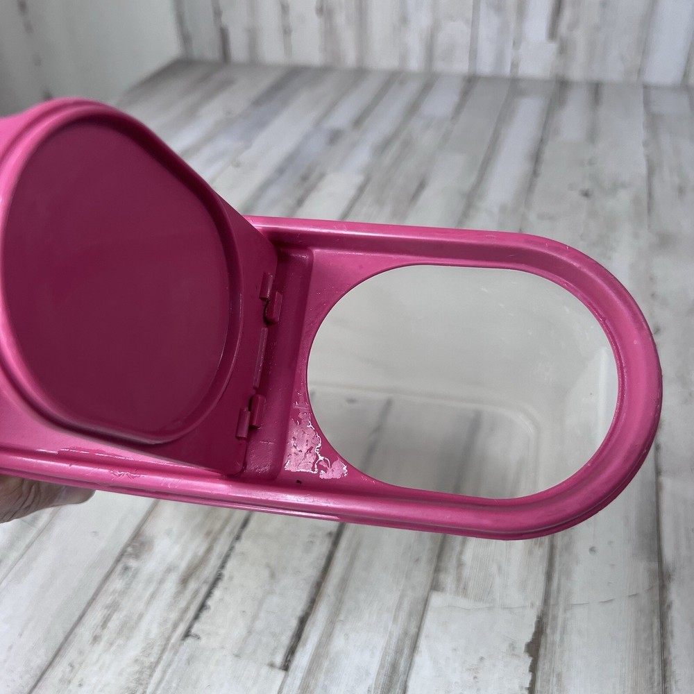 Tupperware Modular Mates Super Oval #4 Storage Container Pink