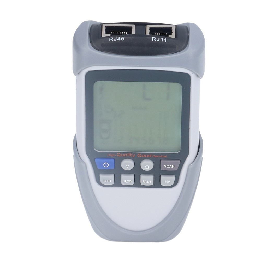 Digital Network Cable Tester With LCD Analogue/digitizing/POE Support For