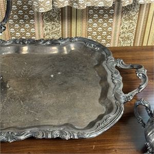 Towle Heavy Silver-Plate Tea and Coffee Service 5 PIECE SET