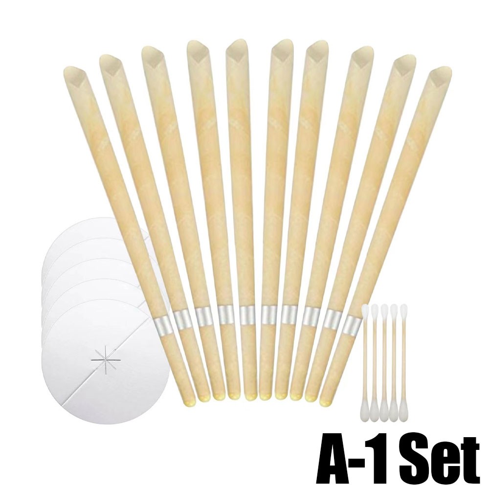 1Set Beeswax Candle Protectors Personal Ear Care Disk Protective Septum ..