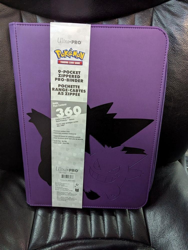 ULTRA PRO 9 POCKET ZIP BINDER ELITE GENGAR Q3-2025