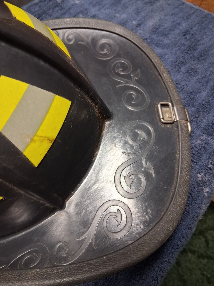 Fire-Dex 1910 Fireman Helmet VGC w/brass eagle