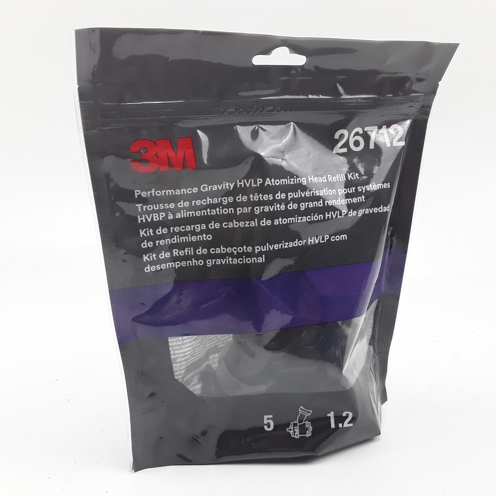 Atomizing Head Refill Kit For Clearcoats Waterborne Base Coats Single-Stage