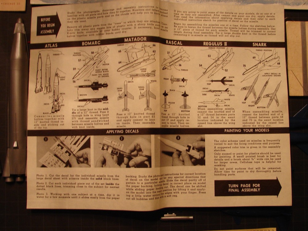 1959 ~ RARE ~ Monogram ~ MISSILE MOBILE ~ Complete & NOT STARTED ~ not Aurora
