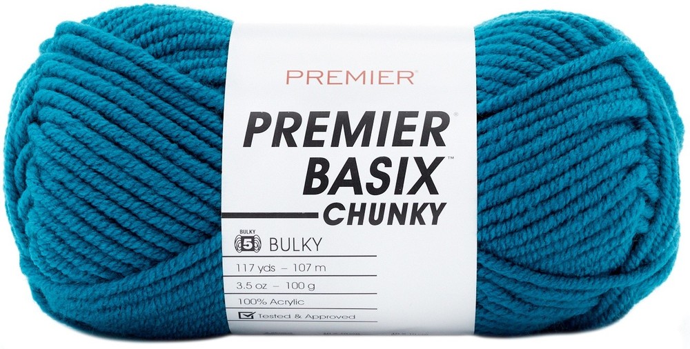 Premier Basix Chunky Yarn-Teal - 1145-32