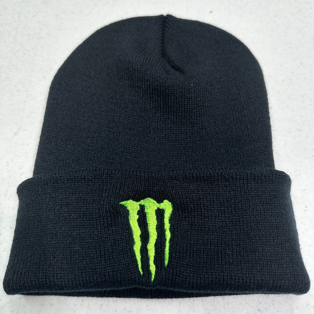 Monster Beanie Embroidered Stocking Hat Black Or White Zero Winter Gift