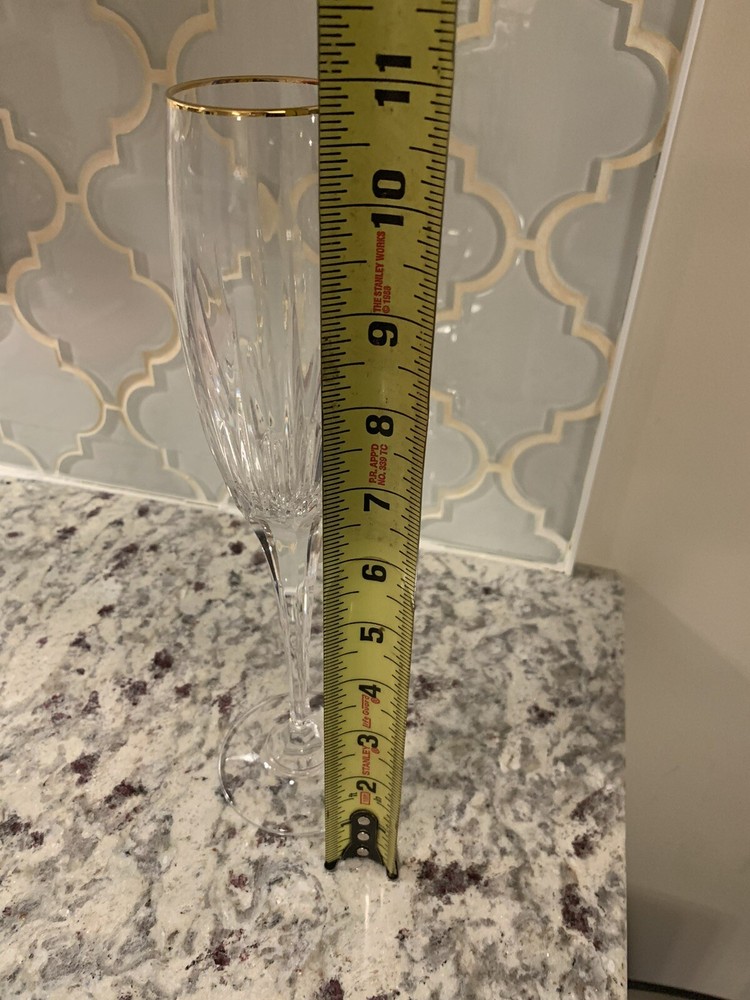 Mikasa crystal Champagne Glasses