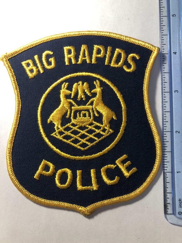 Big Rapids Michigan Police Patch