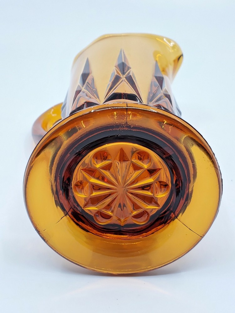 Dark Amber Childs Mini Glass Pitcher