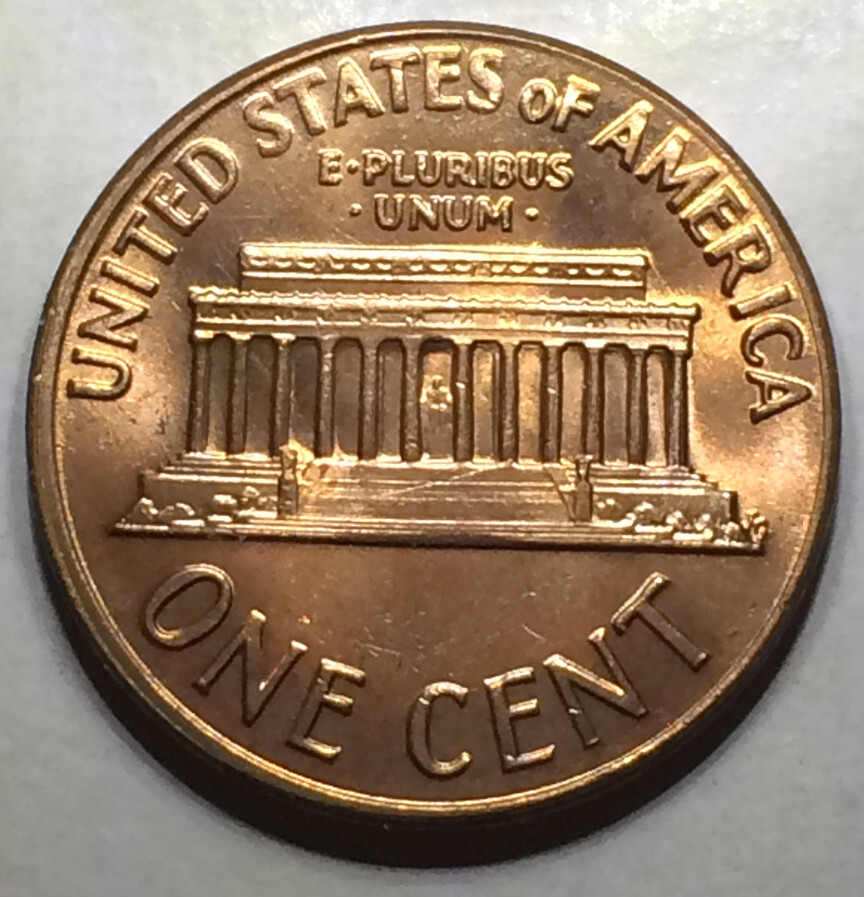 1970 D Lincoln Cent BU Red- Spike Head- Unlisted