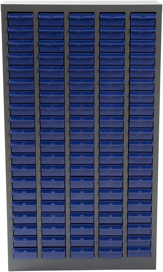 100 Drawers Parts Cabinet, Bolt & Nut Storage Hardware Tool Organization Shelves