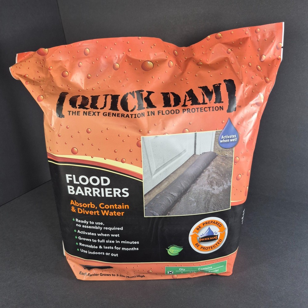 Quick Dam 17 ft. Flood Barrier Indoors Outdoors