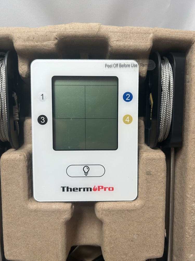 Thermo Pro Bluetooth 4 Probe 650 Ft. Range Remote Meat Thermometer TP-25