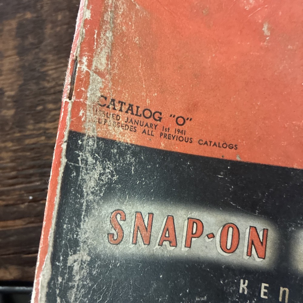 1941 snap On Blue point tools catalog “o” wrenches book advertising corp