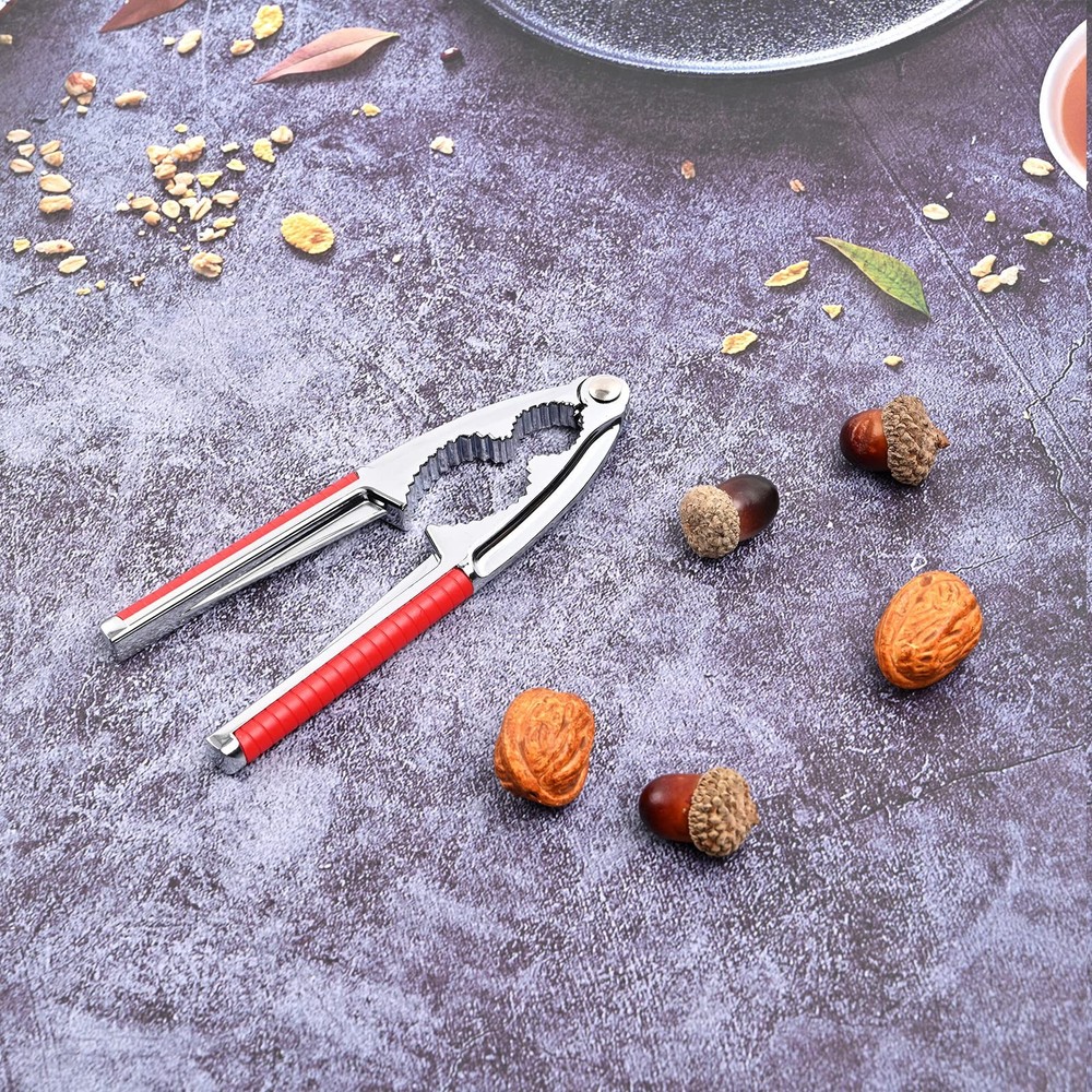 Nut Crackers Walnut Cracker Heavy Duty Shell 1Pcs Crackers, Red