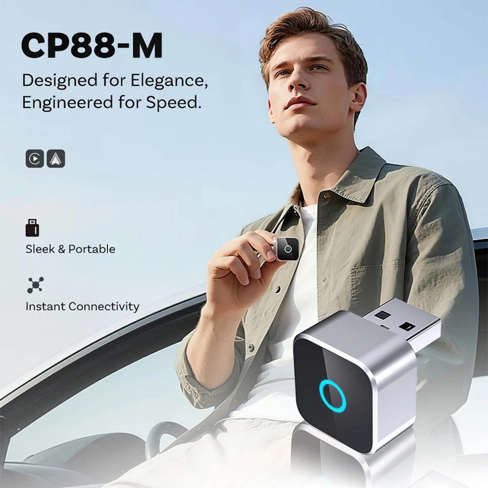 Wireless for CarPlay Converter for Android Auto USB Dongle Bluetooth 4.2 Module