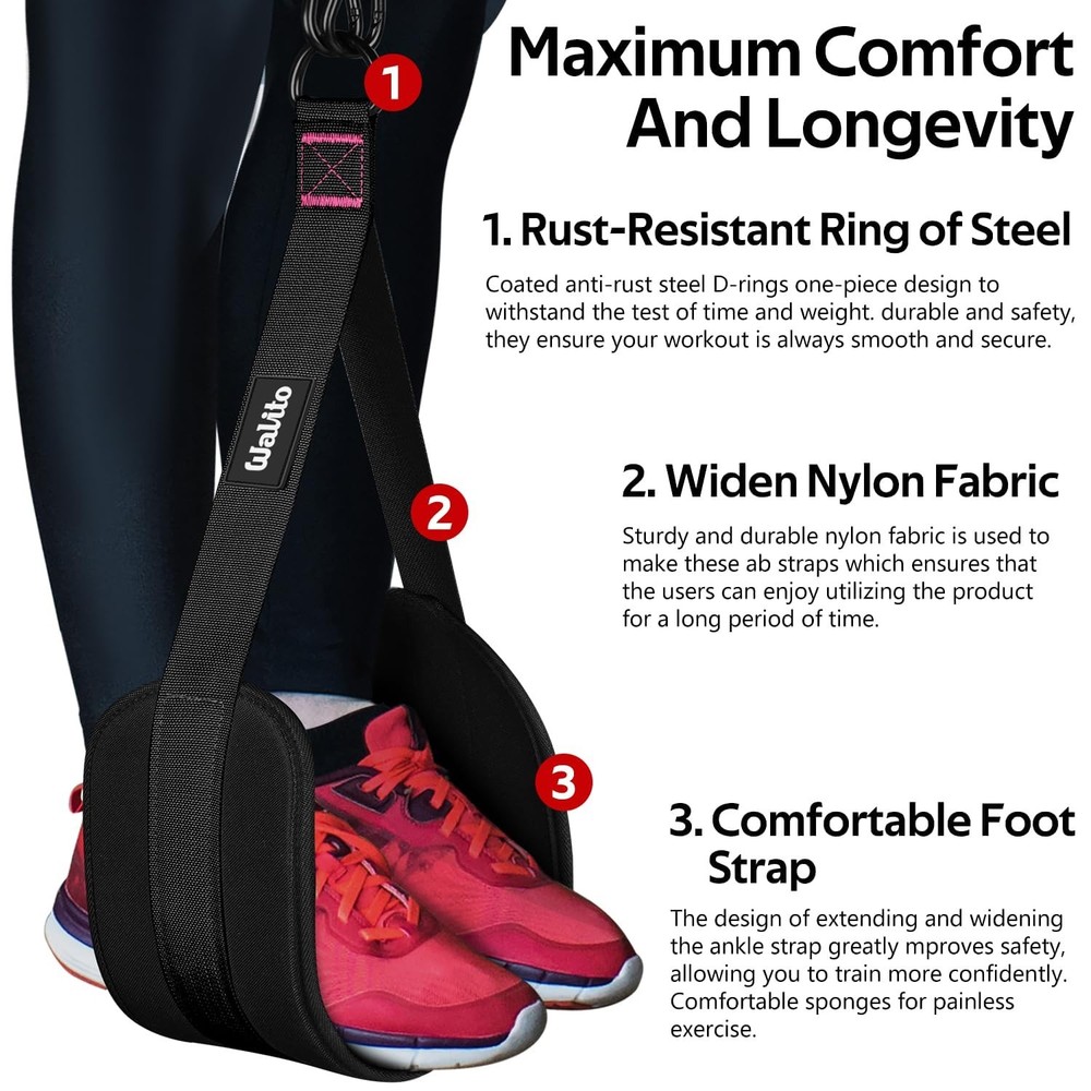 Pull Up Assistance Bands Set, Heavy Duty Adjustable Pull Up Assist Band with ...