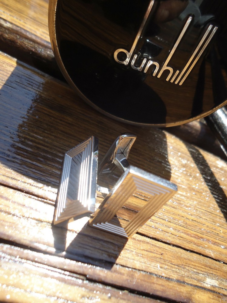 Alfred Dunhill .925 Silver Cufflinks - Cased