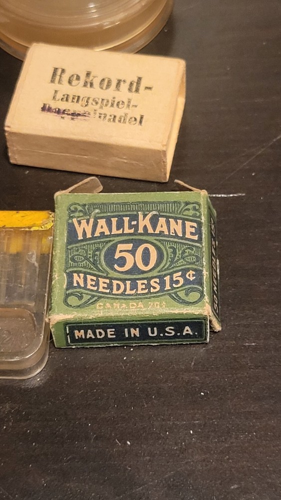 6 Gramophone phonograph needle Boxes Paper And Plastic