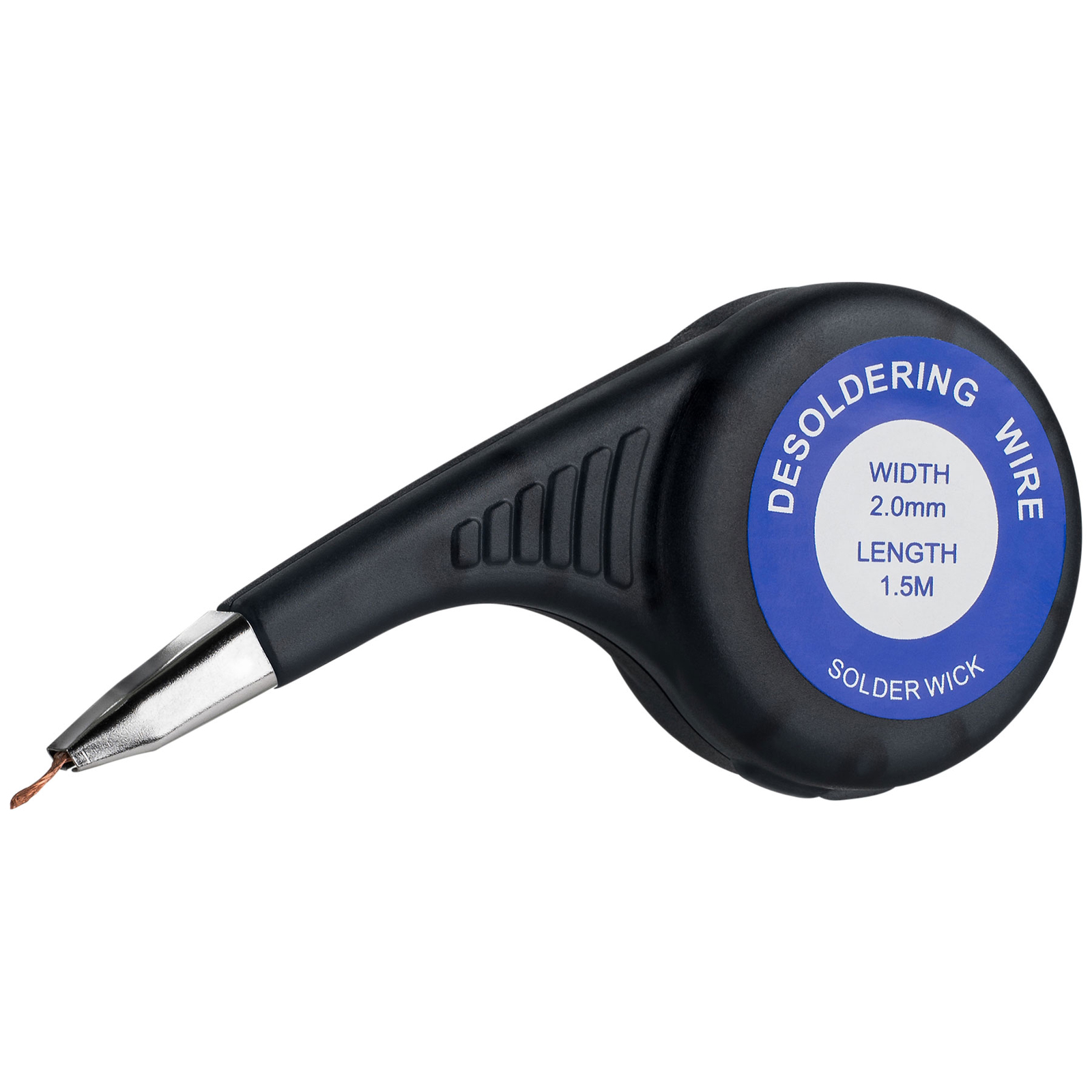 Desoldering Soldering Copper Wick Wire Braid 2.0mm (.08") 5' w/Wheel Dispenser