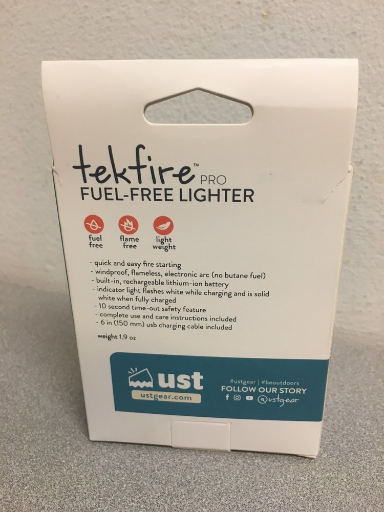 UST TekFire Pro Fuel-Free Electric Lighter
