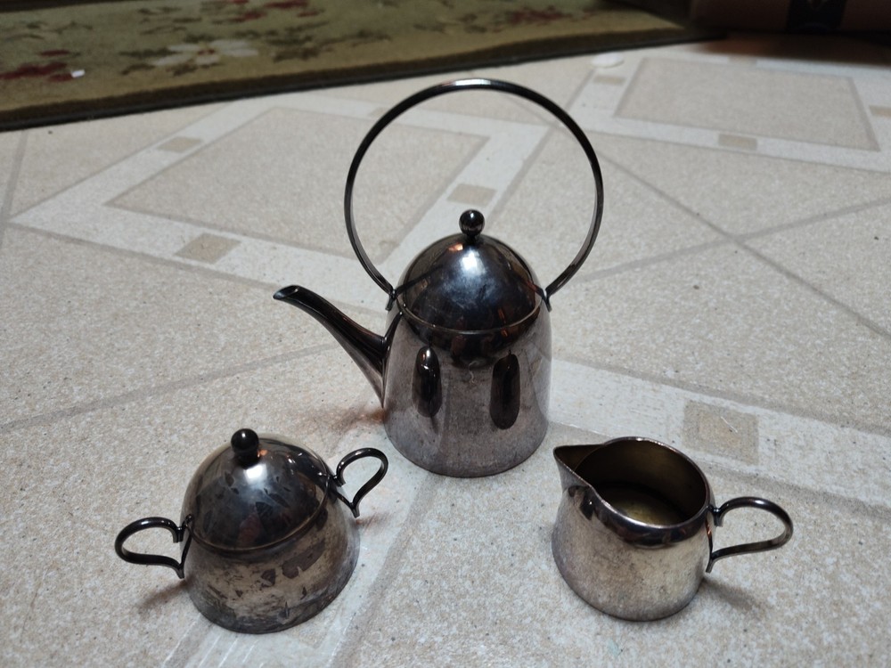 Miniature Tea Set, National Silver Co