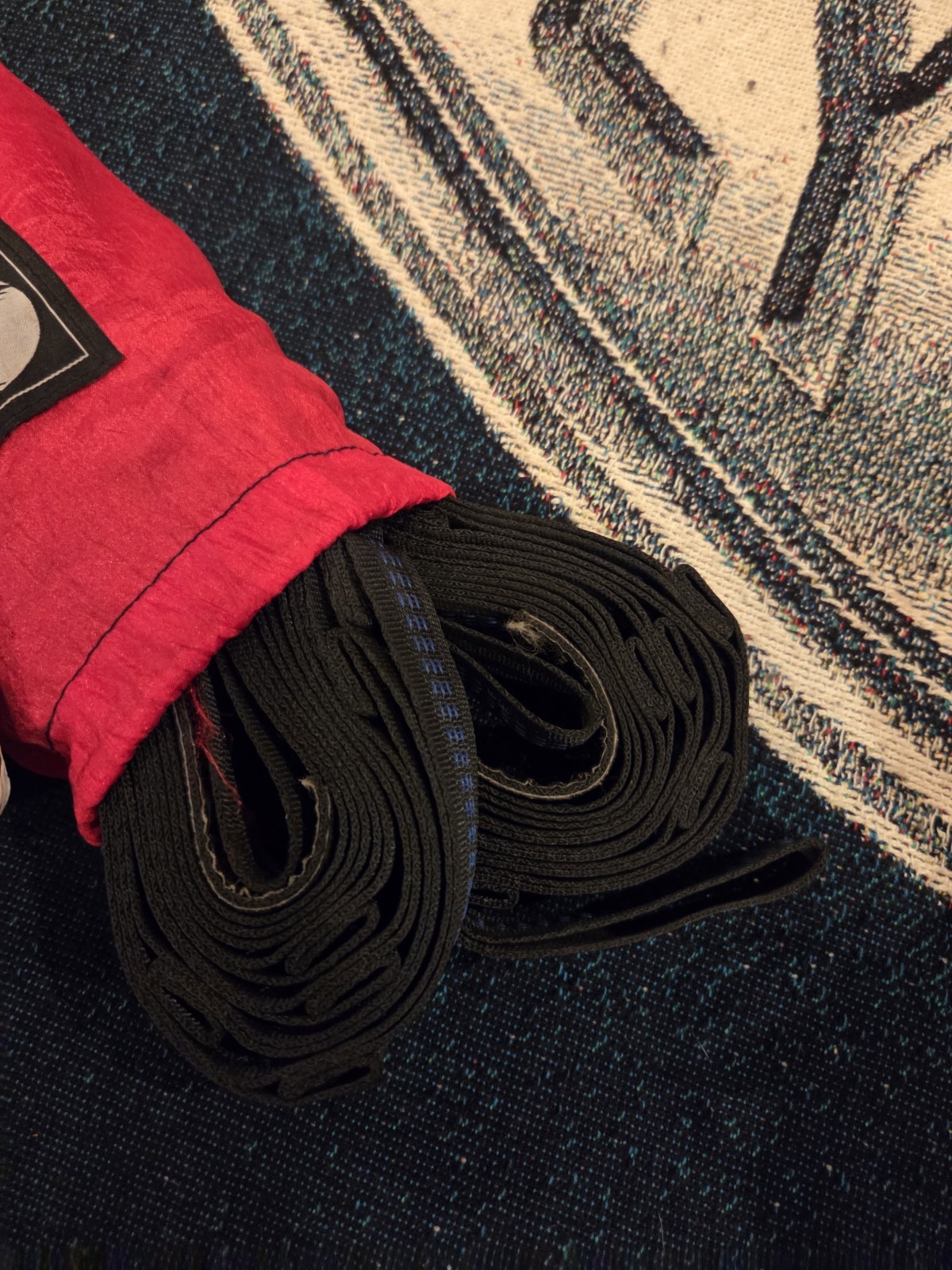 Eno Double Nest Hammock With Atlas Strap Suspension System Red/yellow