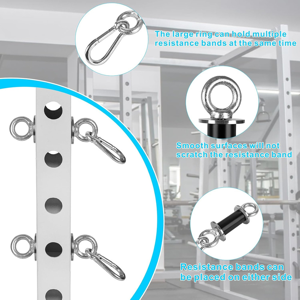 Power Rack Attachments with Quick Connect for 2" x 2" Squat Racks