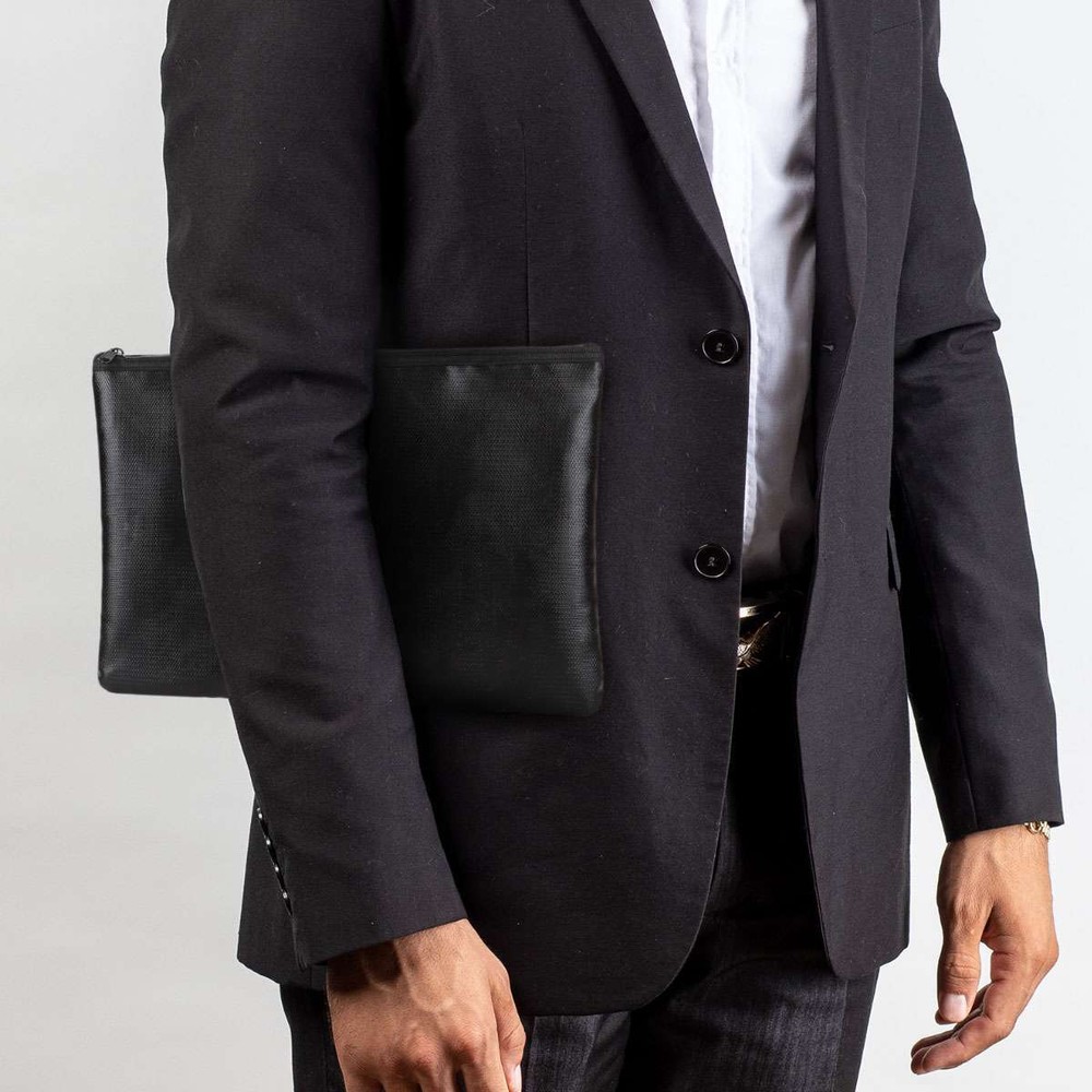 2000℉ Fire Proof money Bag Fireproof Document Pouch Safe Cash Waterproof