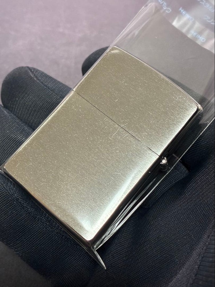 Zippo Electroformed Plate Maiko Silver One Sided Processing Lighter Regular