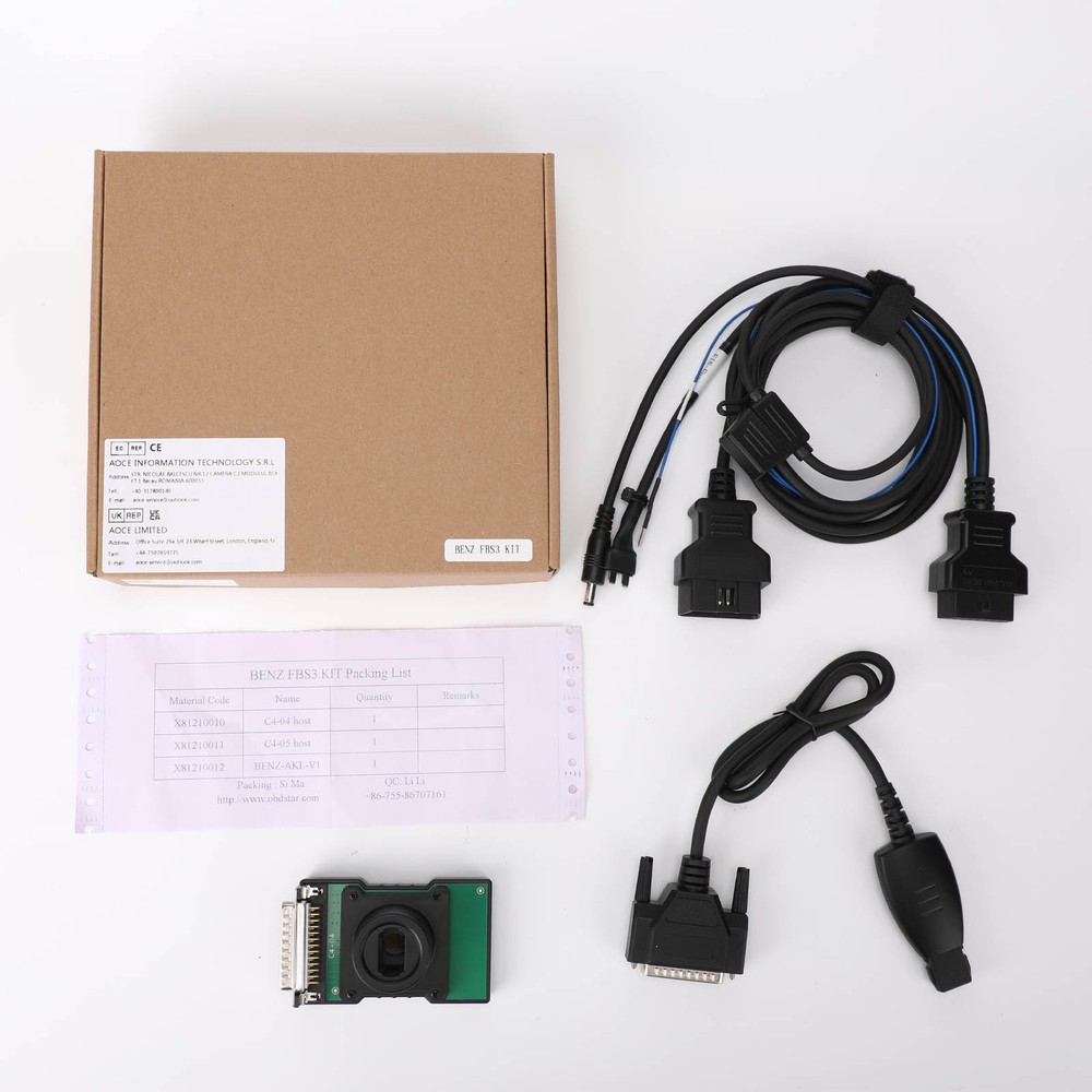 OBDSTAR FBS3 Kit for X300 Classic G3 to Read PIN Code/Program Keys for Benz