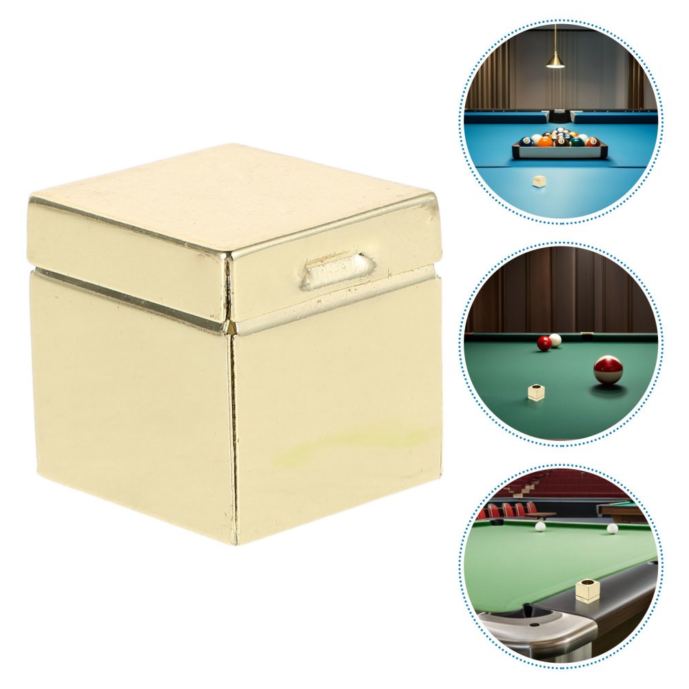 2 Pcs Billiard Chalk Holder Billiards Accessories Boxes for Pool Cue