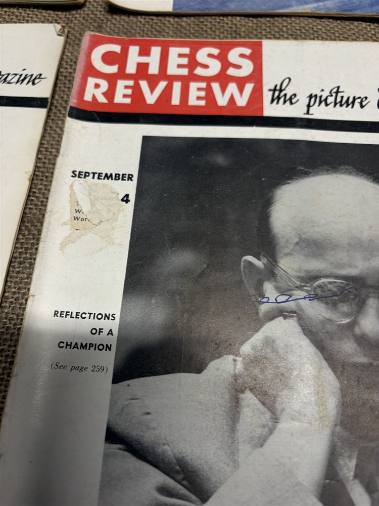 1954 Chess Review magazine, all 12 issues