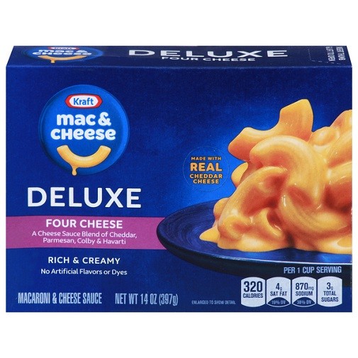 Kraft Mac & Cheese Deluxe Four Cheese