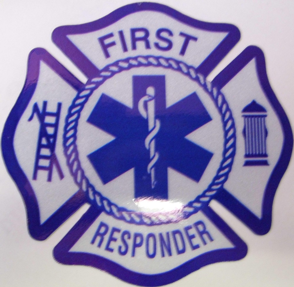 FIRE RESPONDER 3" 3M  NAVY WHITE (INSIDE WINDOW)