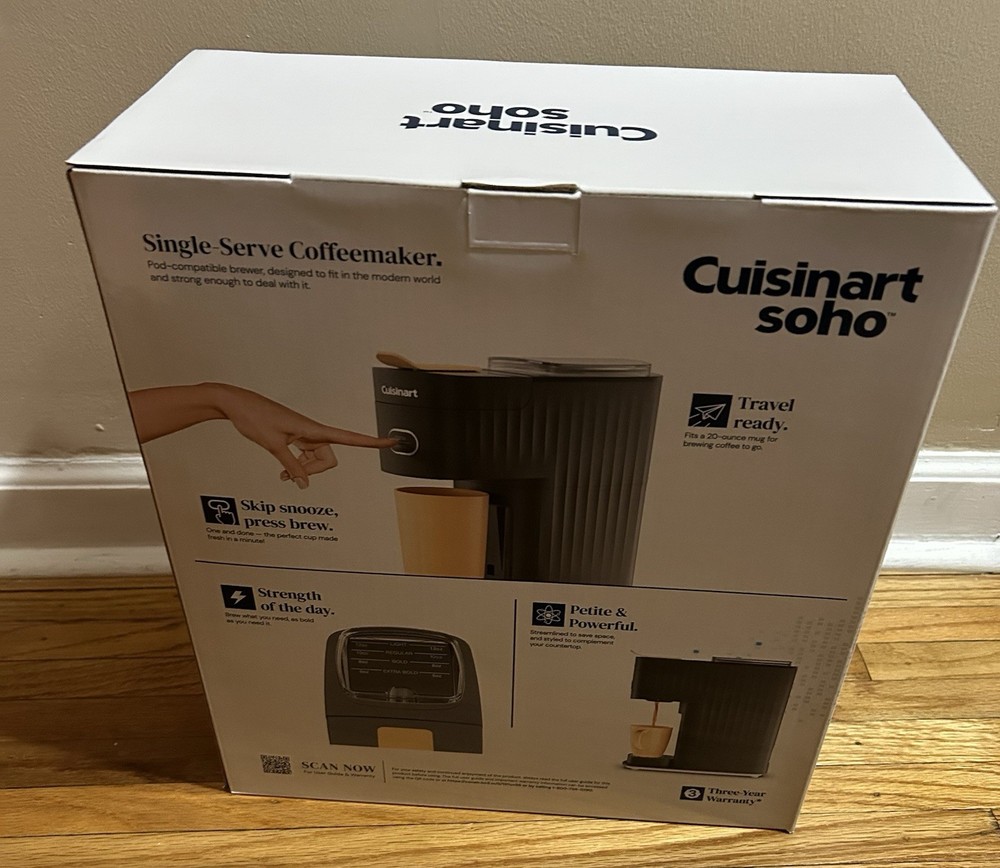 NEW CUSINART SOHO COFFEE MACHINE