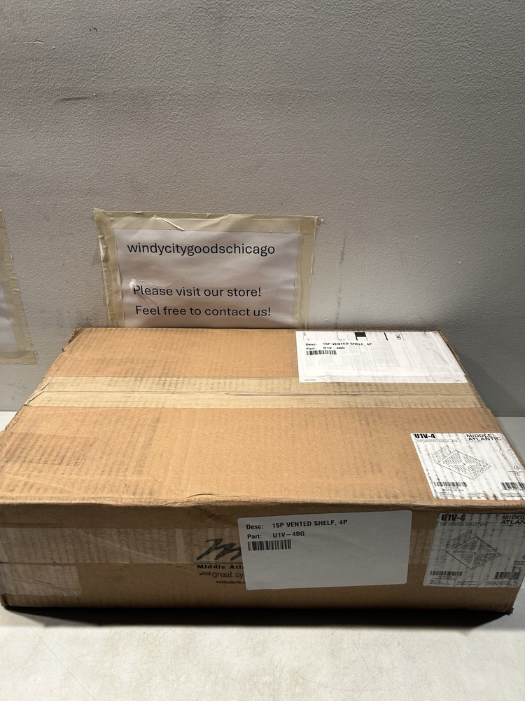 Middle Atlantic Products U1V4 Rack Shelf