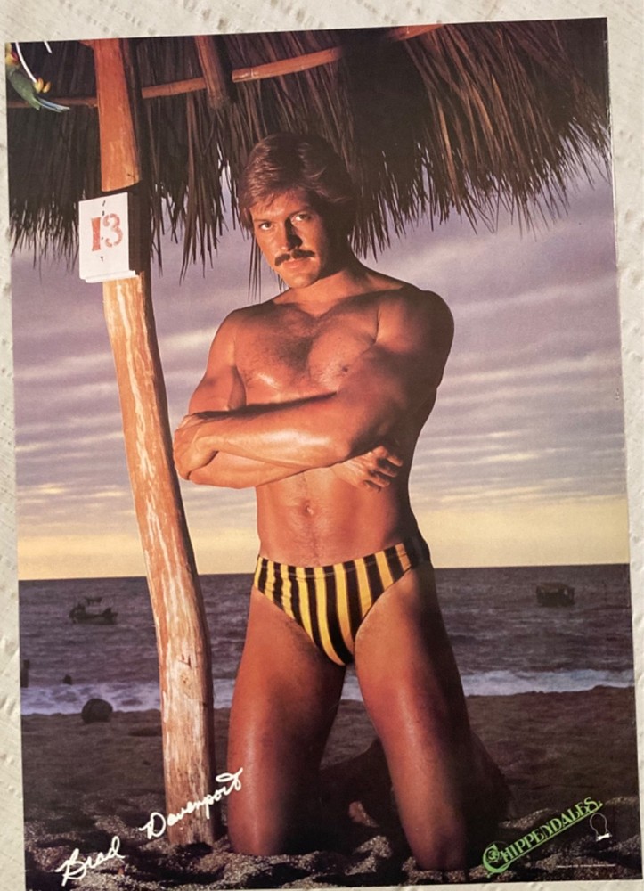 Brad Davenport Chippendales Beefcake Poster Sexy Male Pinup Gay Theme