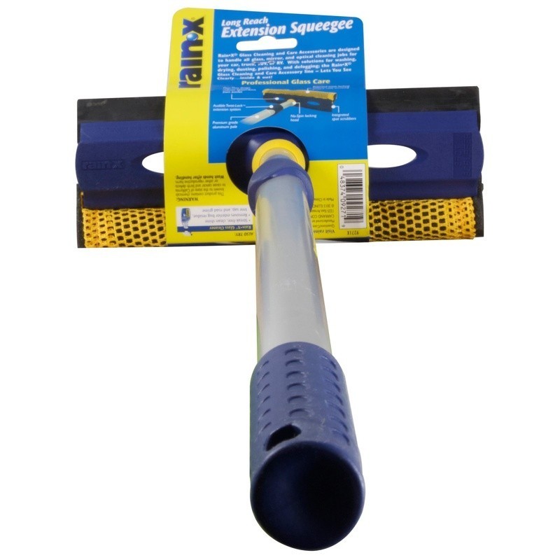 Windshield Squeegee Tool W/ Extension Handle Flow-Thru Design Car Home Cleaning