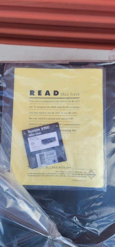 Pelco CM9760-MDA Master Distribution Amplifier