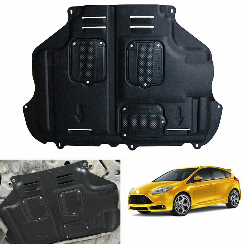 Lower Guards For Ford Focus 2012-2018 Engine Splash Shield Chassis Armor Black