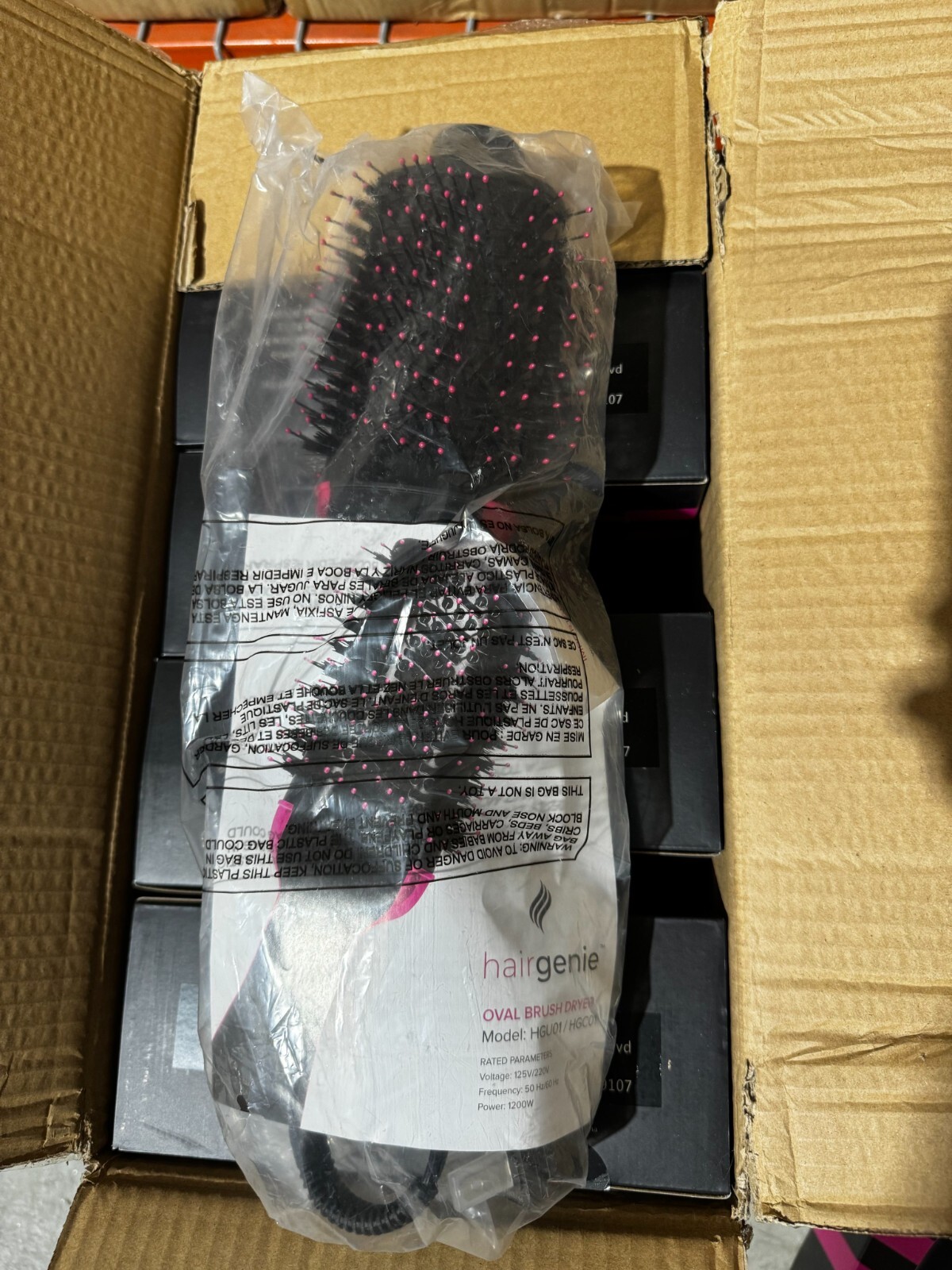 Hair Dryer Brush HairGenie - 4-in-1 Blow Dryer & Volumizing Styler for All Hair