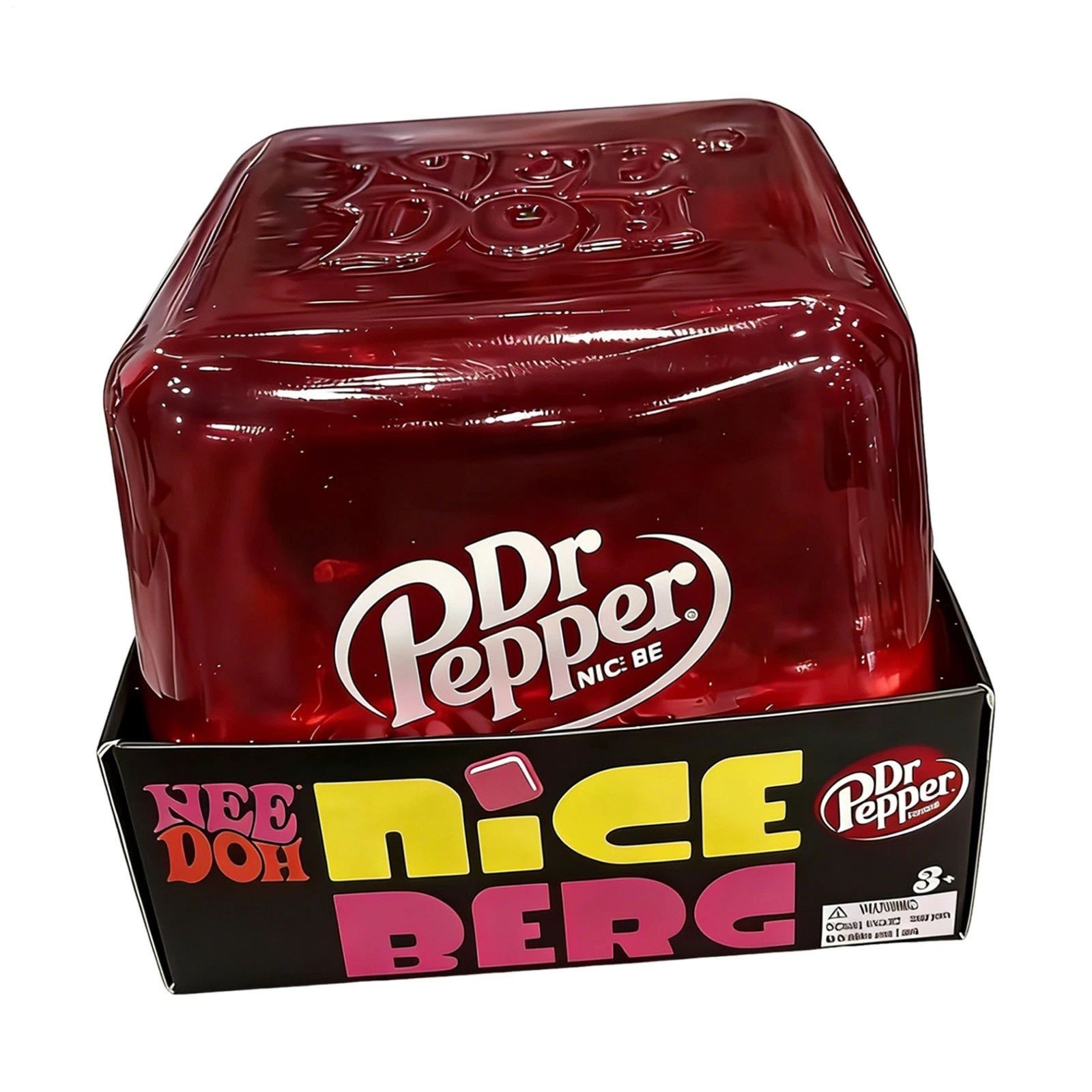 Needoh Limited Edition Dr Pepper Nice Cube Suptid Squish New With Box