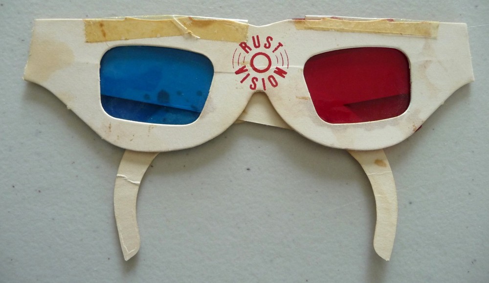 Vtg Orig promotional 3D “Rust-O-Vision” glasses produced for Neil Young’s 1978