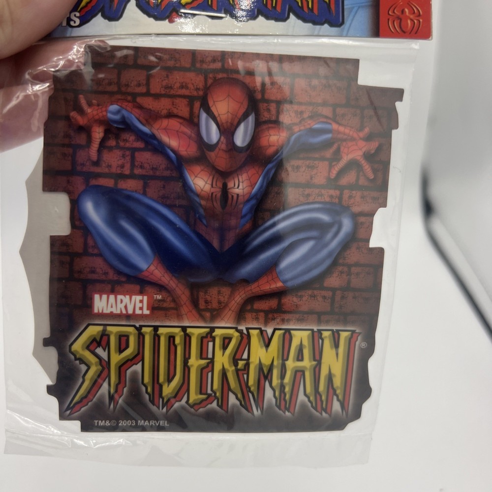 2003 Spider-Man Stickers 2 Pack Marvel