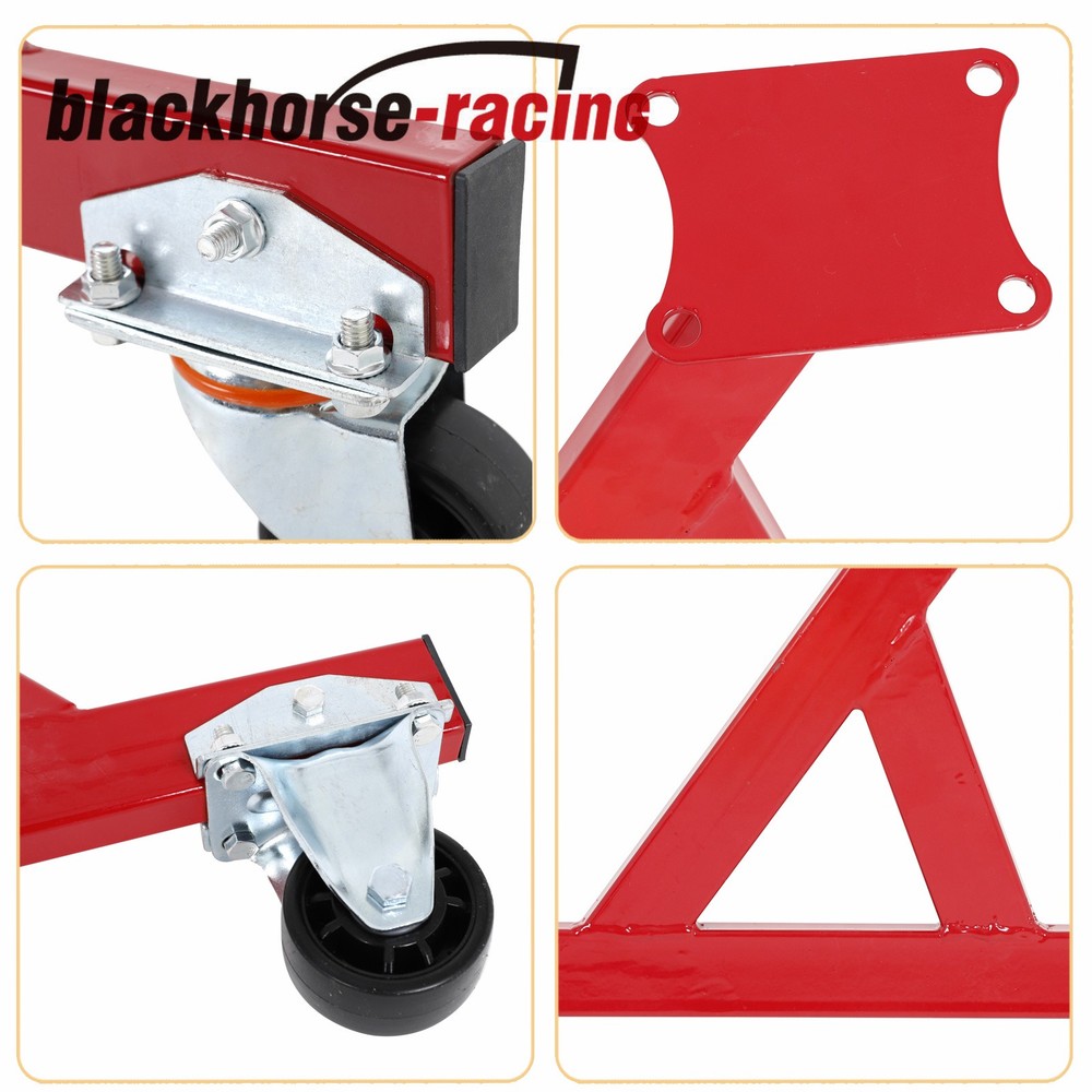 For Chevy LS1 LS2 LS3 LS6 Engine Storage Stand w/ Casters Red