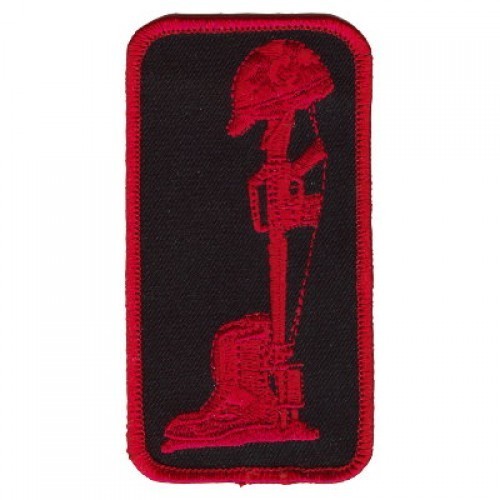 FIELD CROSS PATCH RED