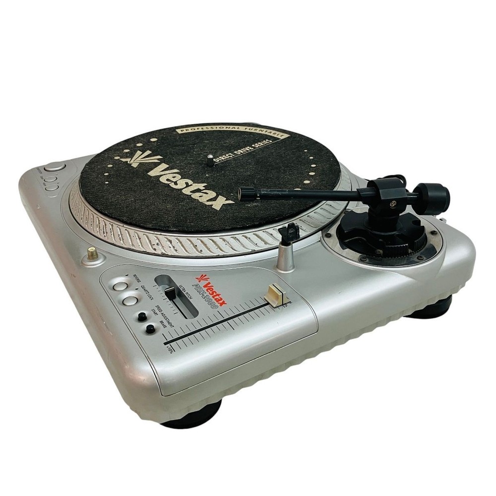 Vestax PDX-2000 Direct Drive DJ Turntable System Vinyl Record Player Working
